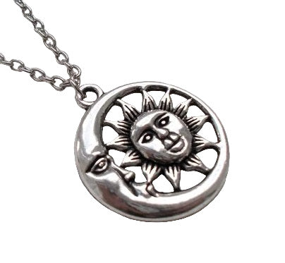 COLLIER LUNE / SOLEIL ARGENTÉ - ESOTERYS