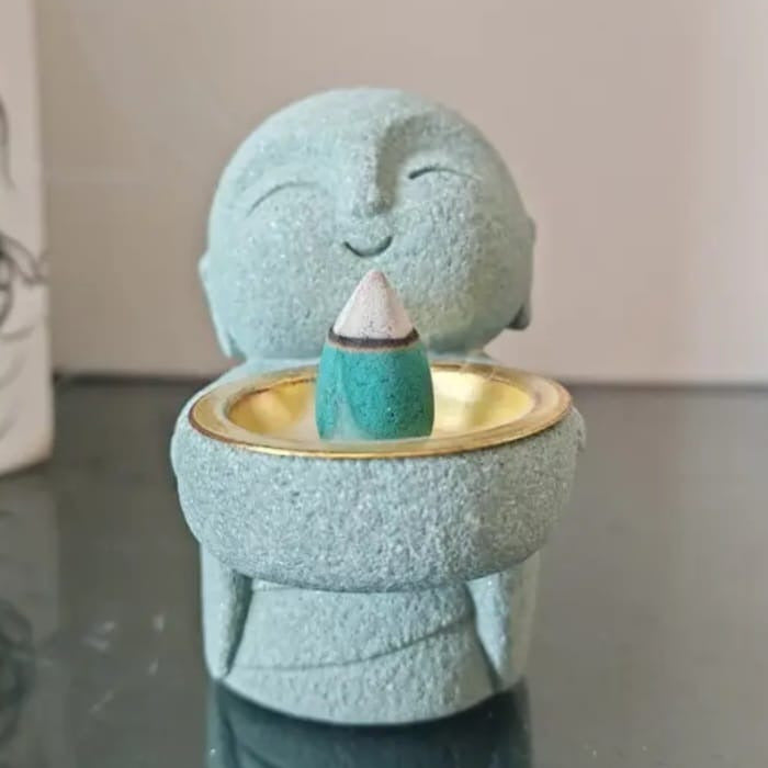 Porte-Encens à Reflux « Moine Offrant »