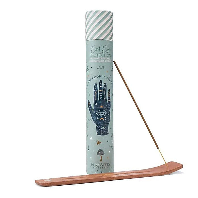 Bâtons d’encens + Porte encens – Protection contre le Mauvais Œil