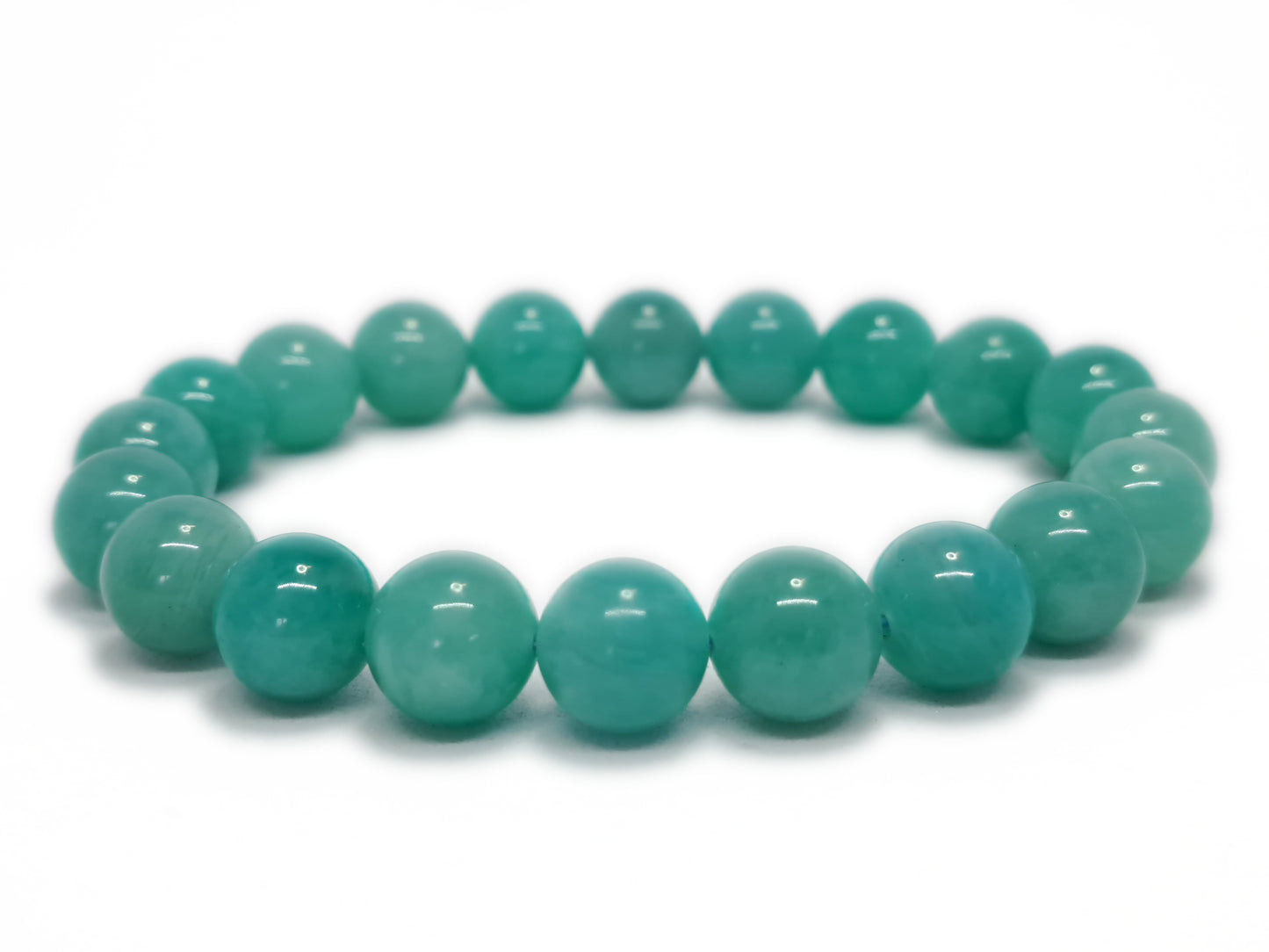 Bracelet AMAZONITE Qualité AA PEROU (10mm) - ESOTERYS