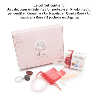 Coffret Découverte “Amour” – Énergie du Cœur & Bien-Être