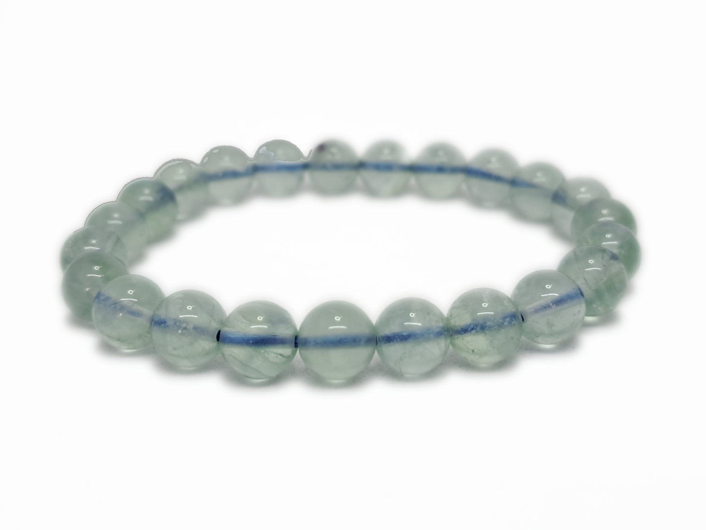 Bracelet FLUORINE BLEUE Qualité AA (7-8mm) - ESOTERYS