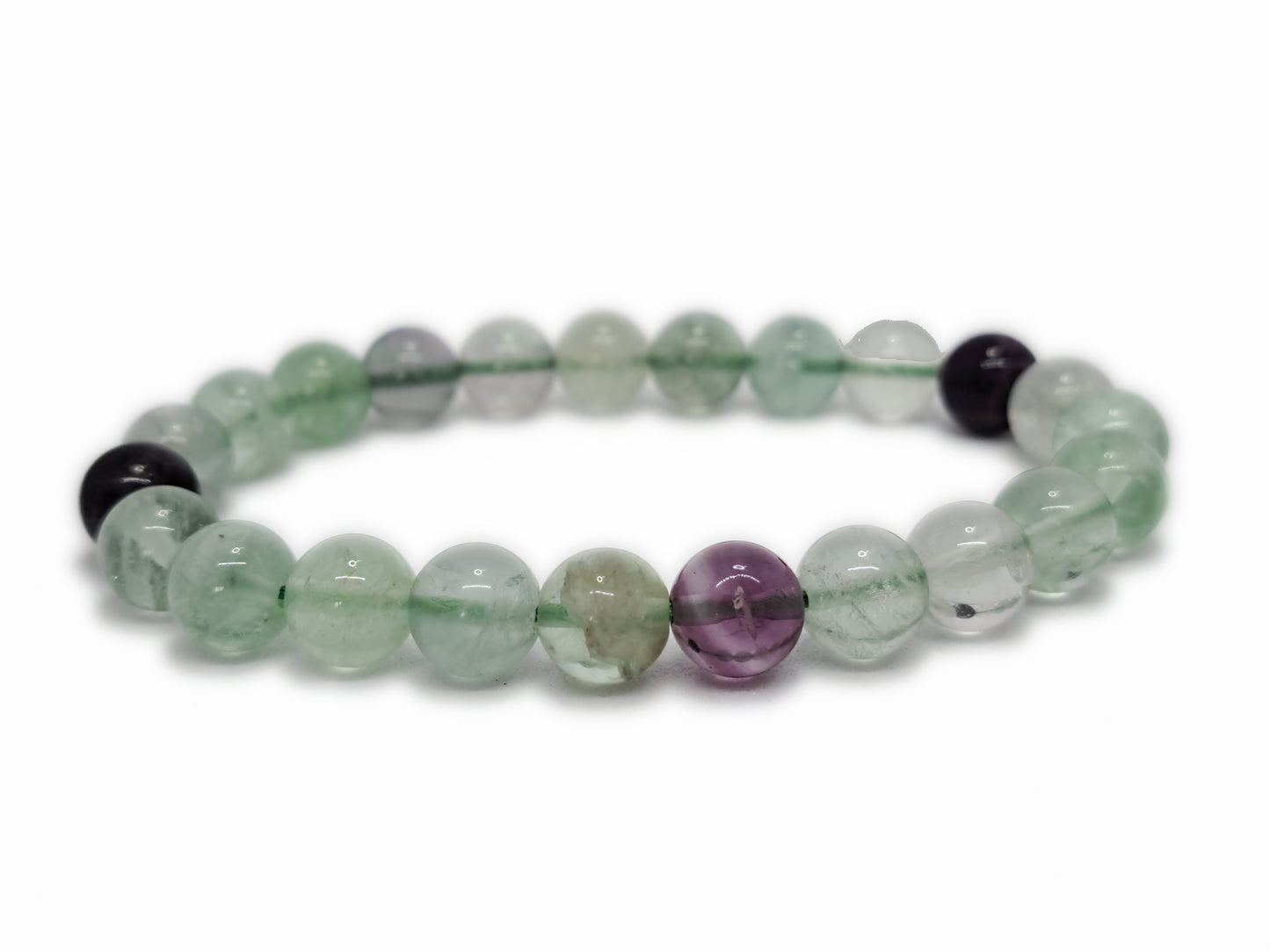 Bracelet FLUORINE MULTICOLORE Qualité A (8mm) - ESOTERYS