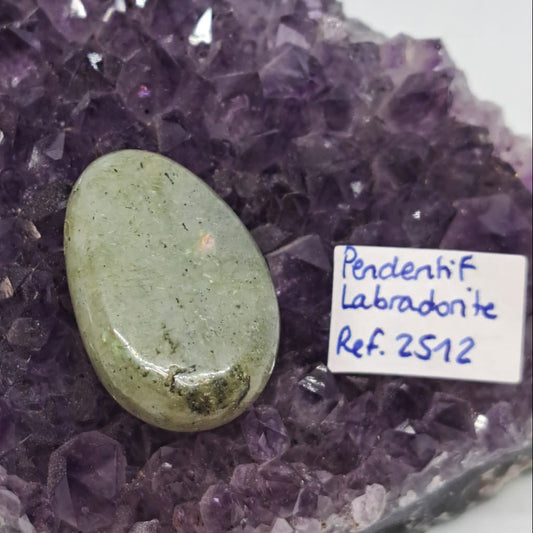 Pendentif en Labradorite Foré – Pièces Uniques Numérotées ( 5 références )