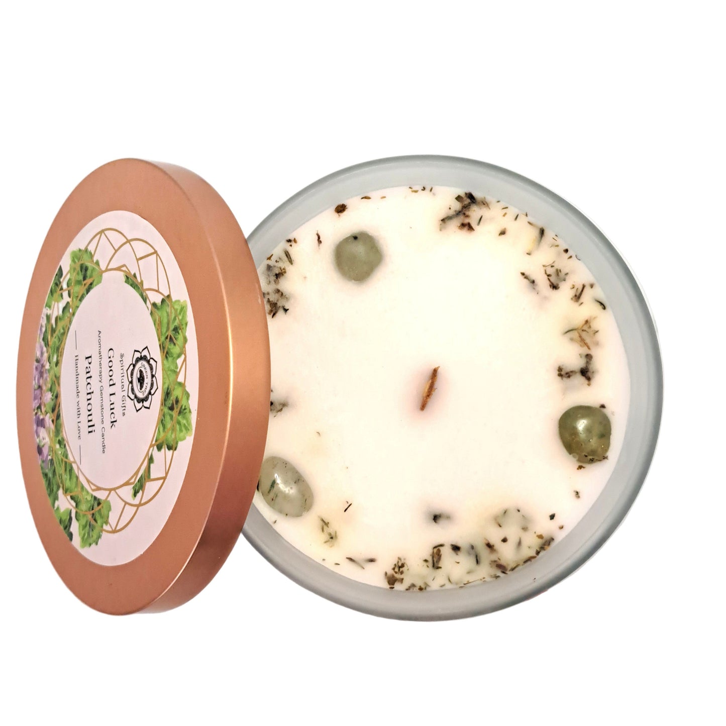 BOUGIE PATCHOULI & AVENTURINE - BONNE CHANCE - ESOTERYS