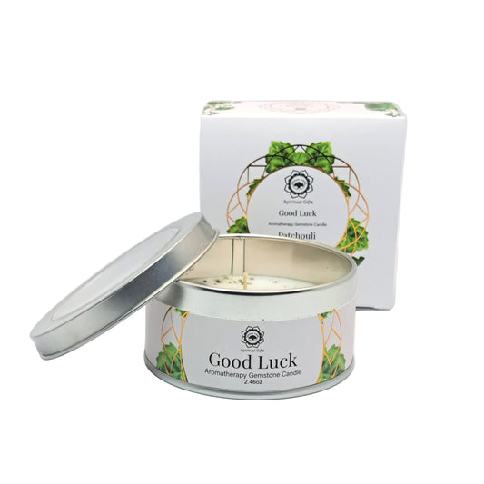 BOUGIE PATCHOULI & AVENTURINE - BONNE CHANCE - ESOTERYS