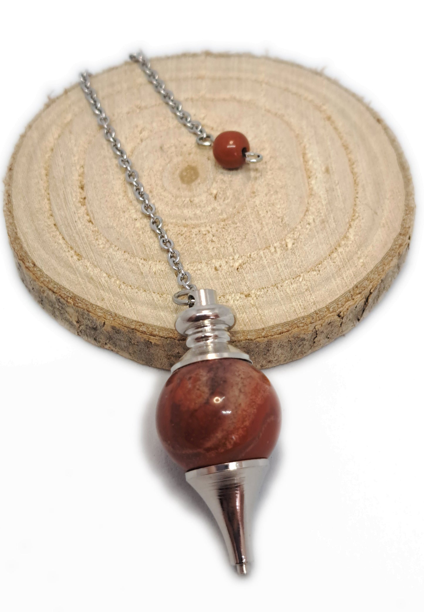 PENDULE SÉPHOROTON - JASPE ROUGE - ESOTERYS