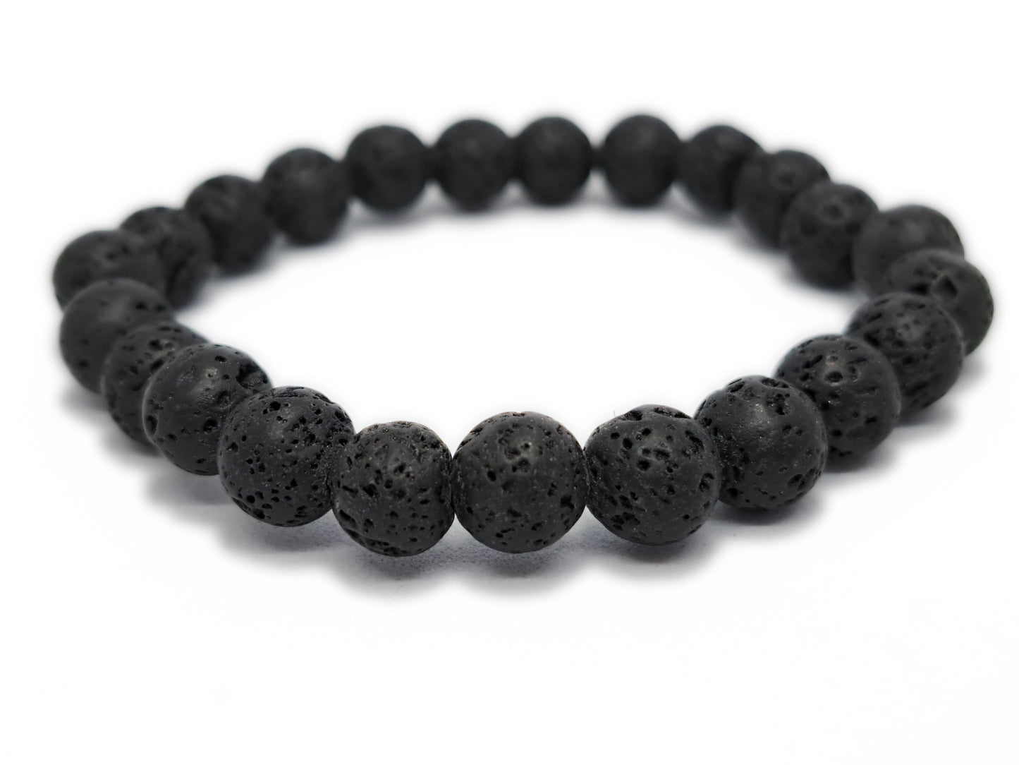 Bracelet PIERRE DE LAVE Qualité AB (8mm) - ESOTERYS