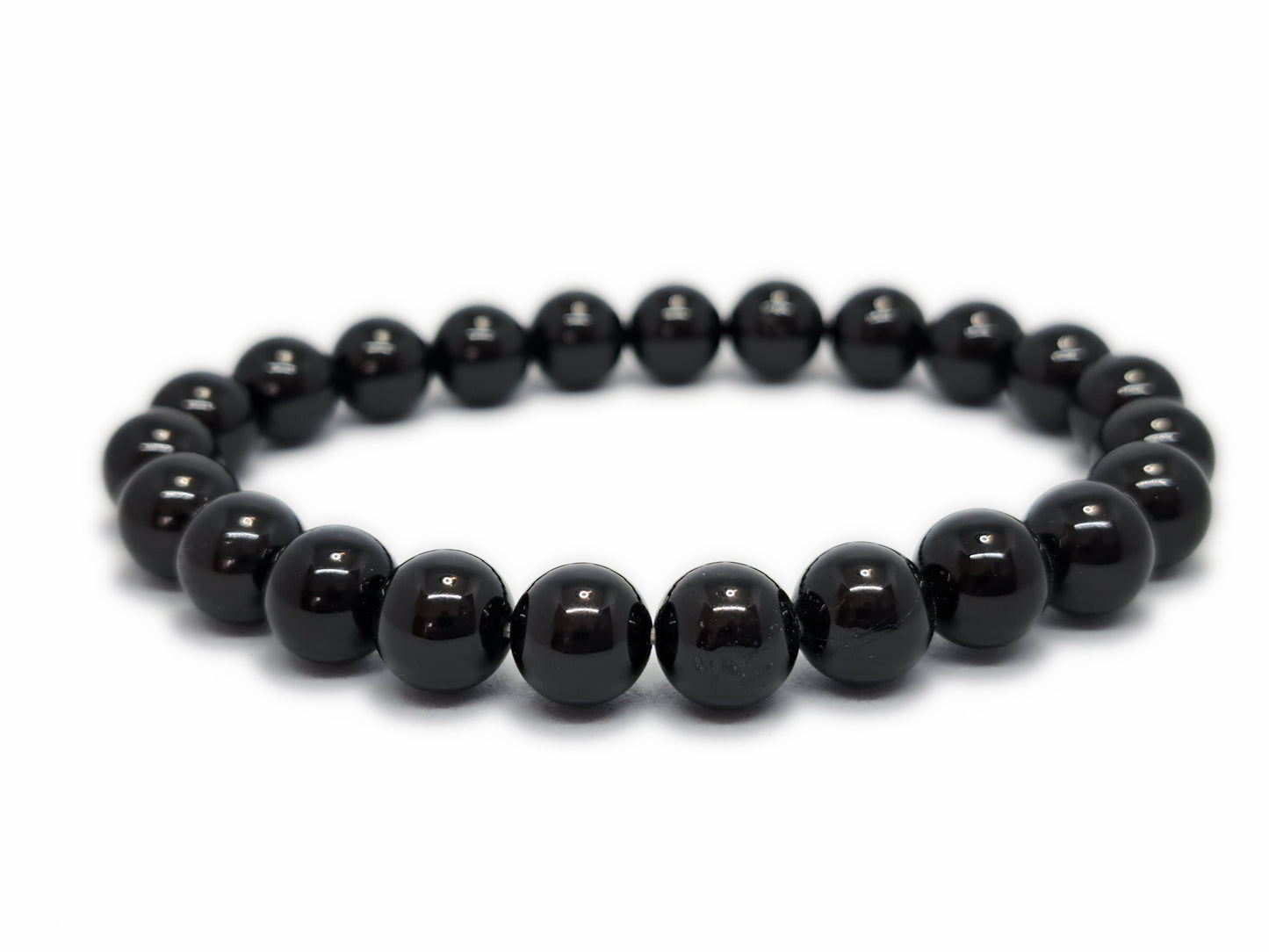 Bracelet SPINELLE NOIR Qualité A (8mm) - ESOTERYS