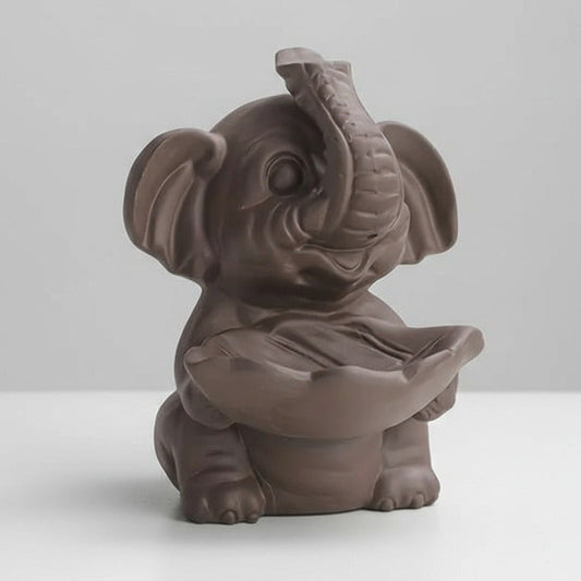 Brûleur d’Encens à Reflux – Éléphant Porte-Bonheur