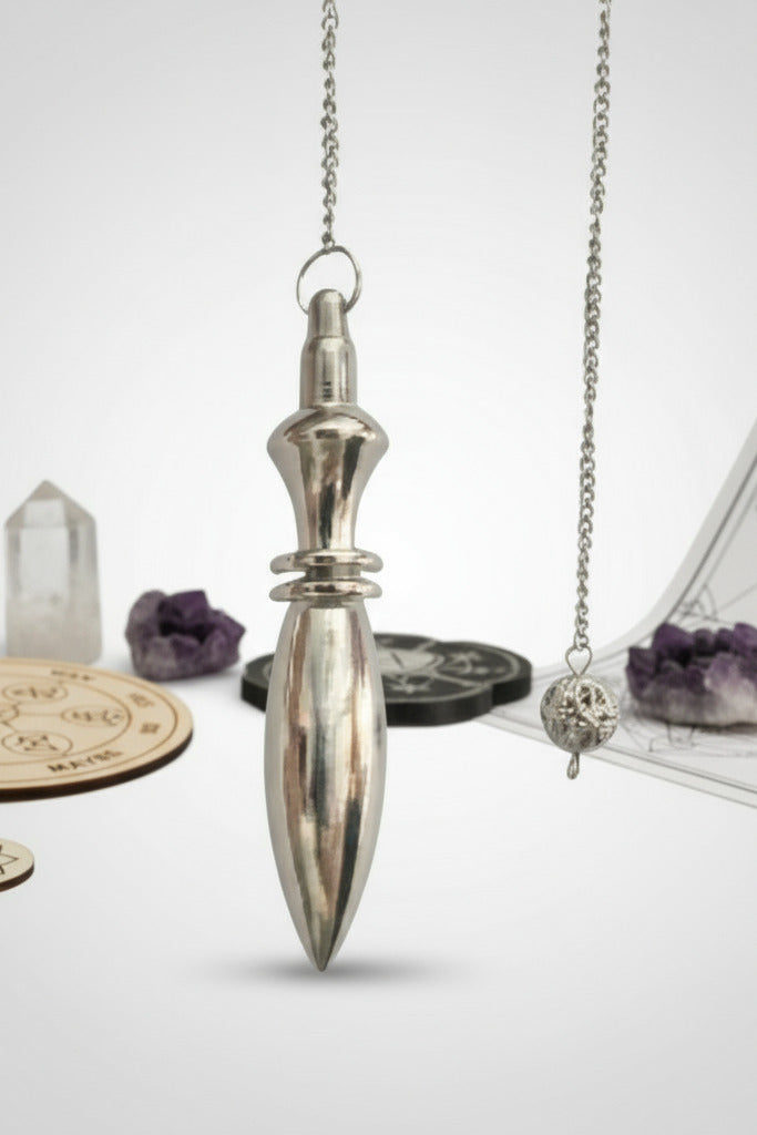 Pendule de Thot Argenté – Savoir Ancien & Énergie Universelle