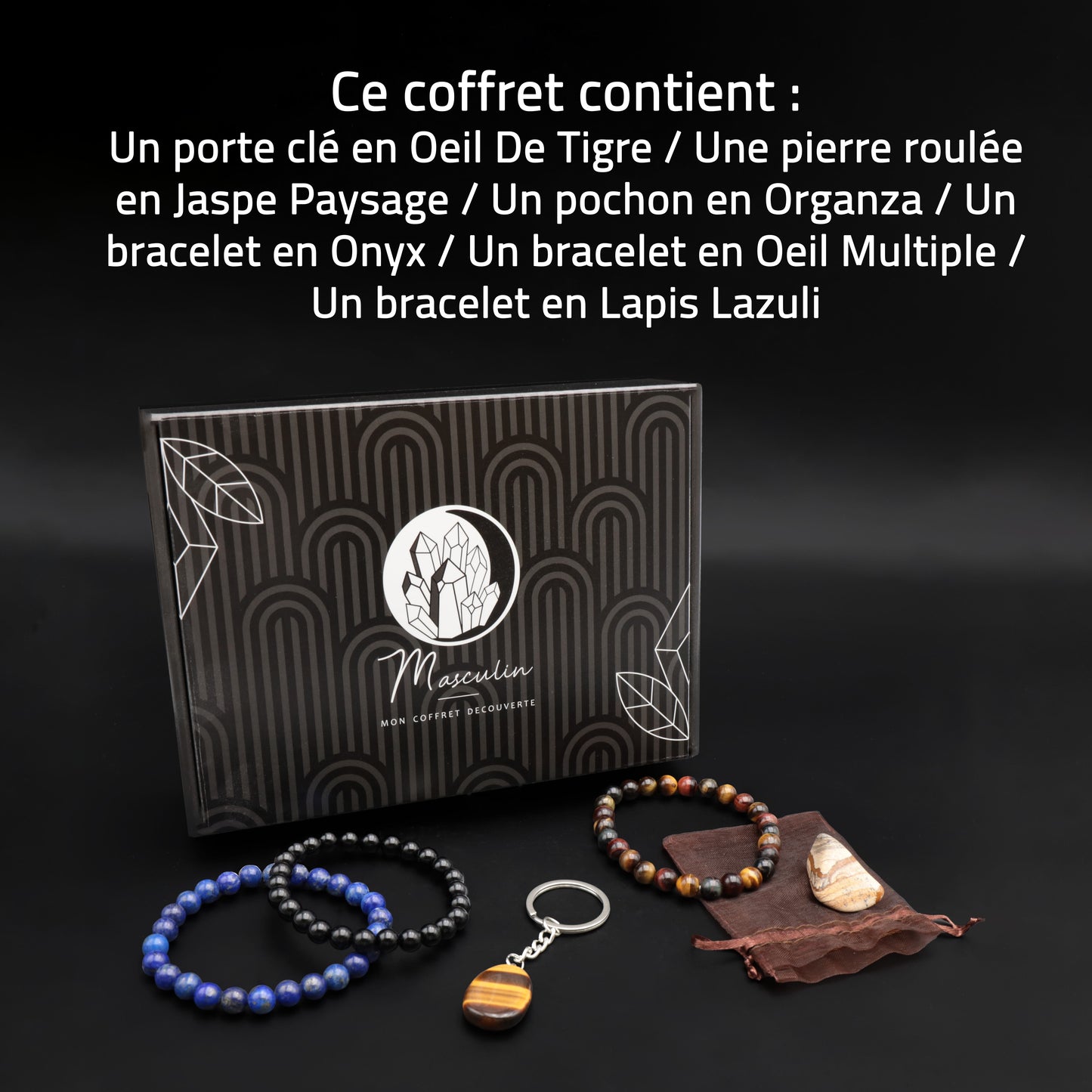 Coffret Découverte “Masculin” – Force, Protection & Ancrage