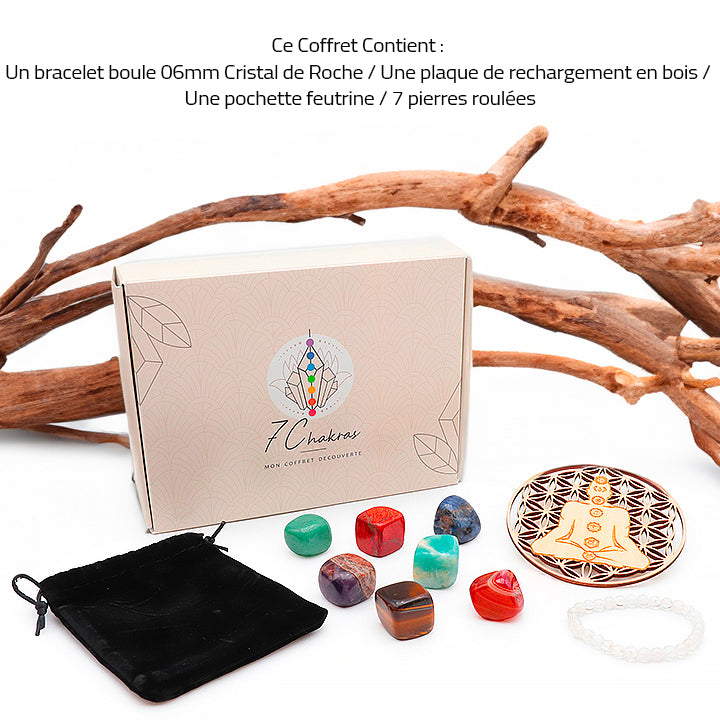 Coffret Découverte “7 Chakras” – Harmonie & Alignement Énergétique