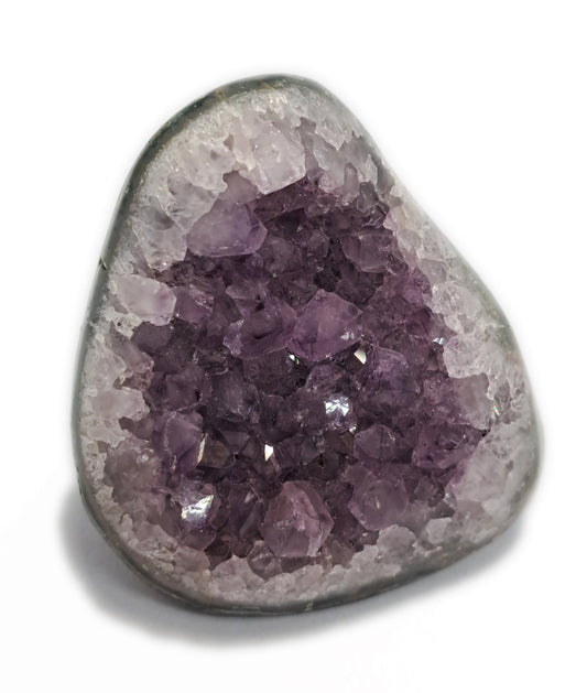 GÉODE D'AMÉTHYSTE - BORD POLI - URUGUAY - AA - ESOTERYS