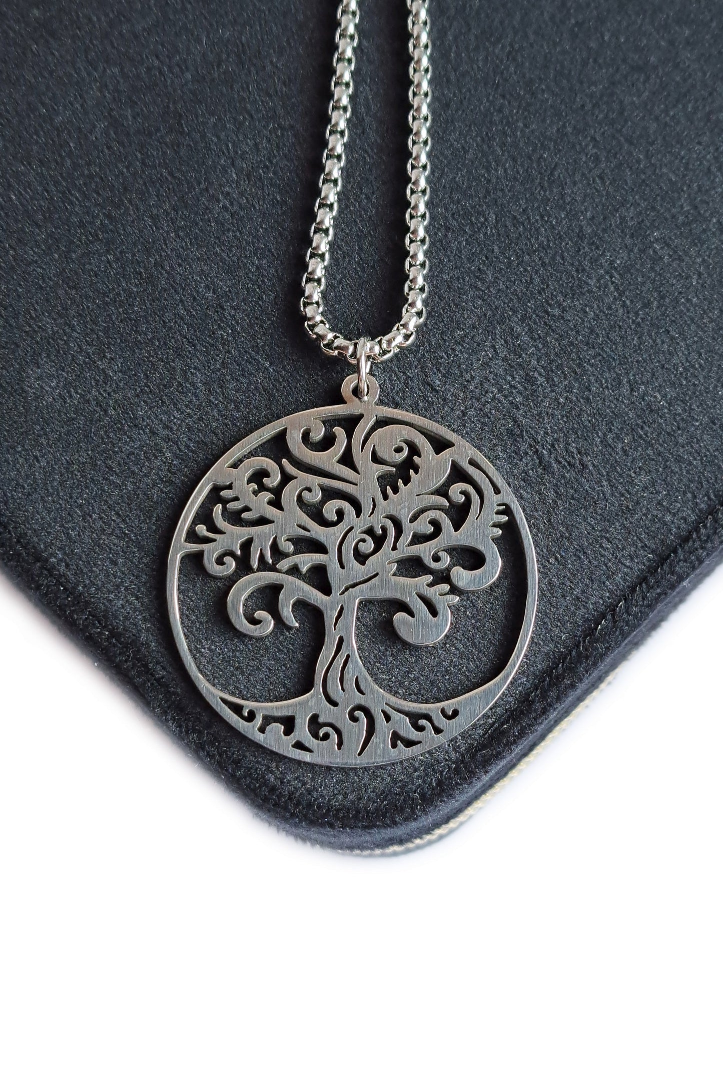 COLLIER ARBRE DE VIE EN ACIER INOXYDABLE - ESOTERYS