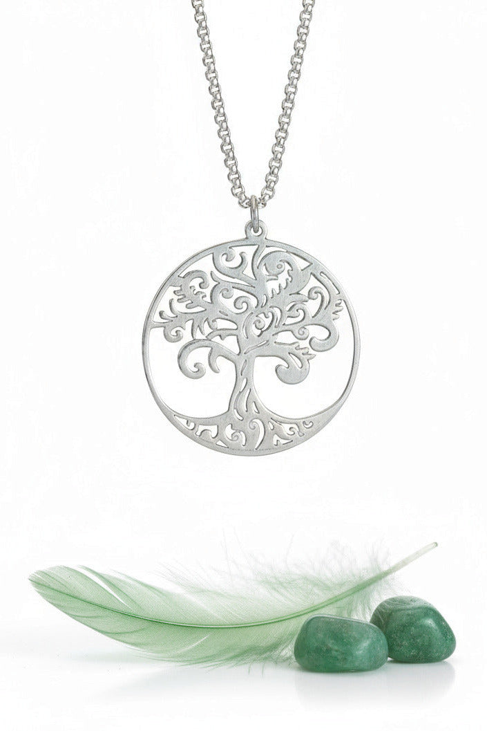 COLLIER ARBRE DE VIE EN ACIER INOXYDABLE - ESOTERYS