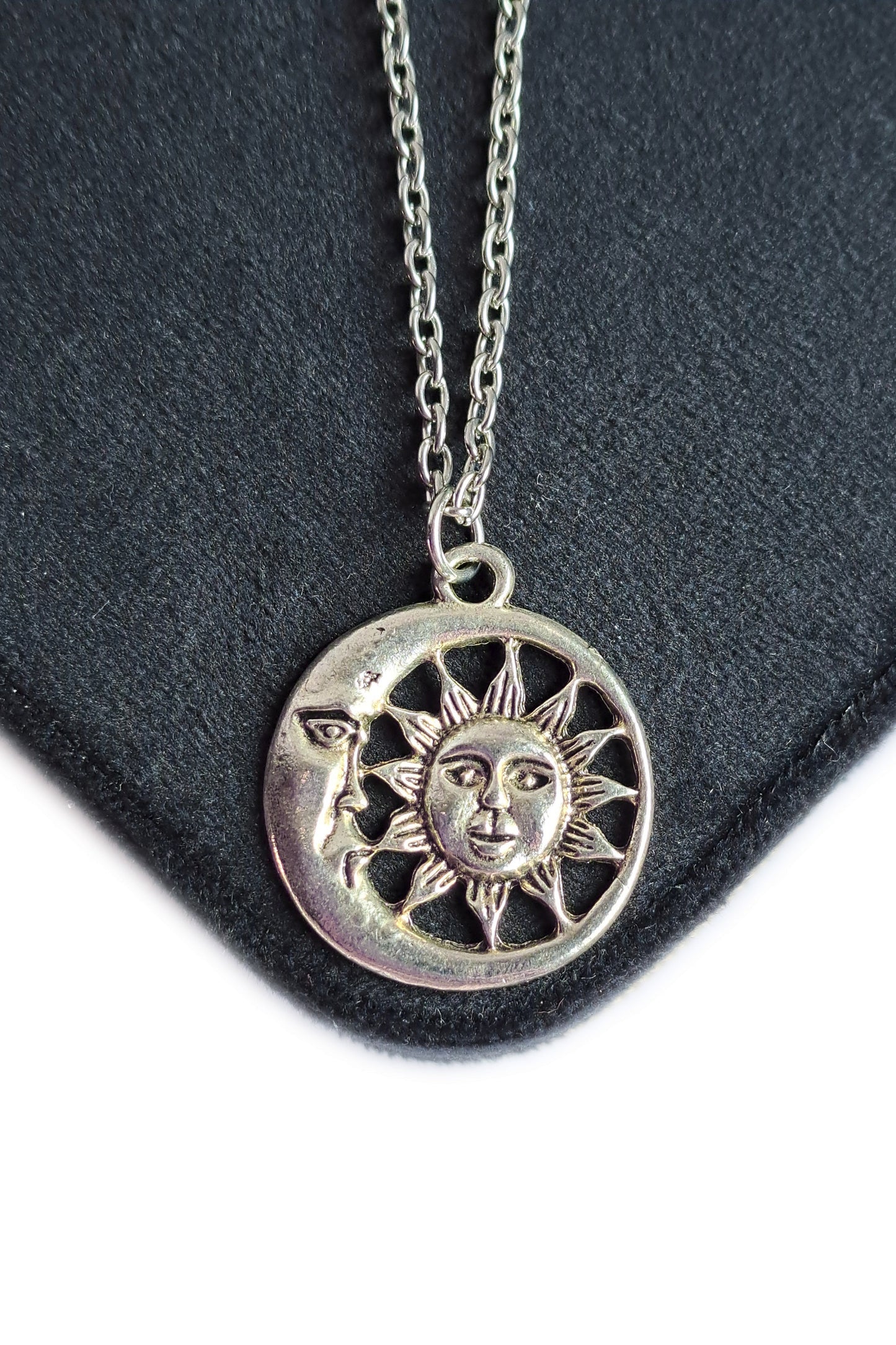 COLLIER LUNE / SOLEIL ARGENTÉ - ESOTERYS