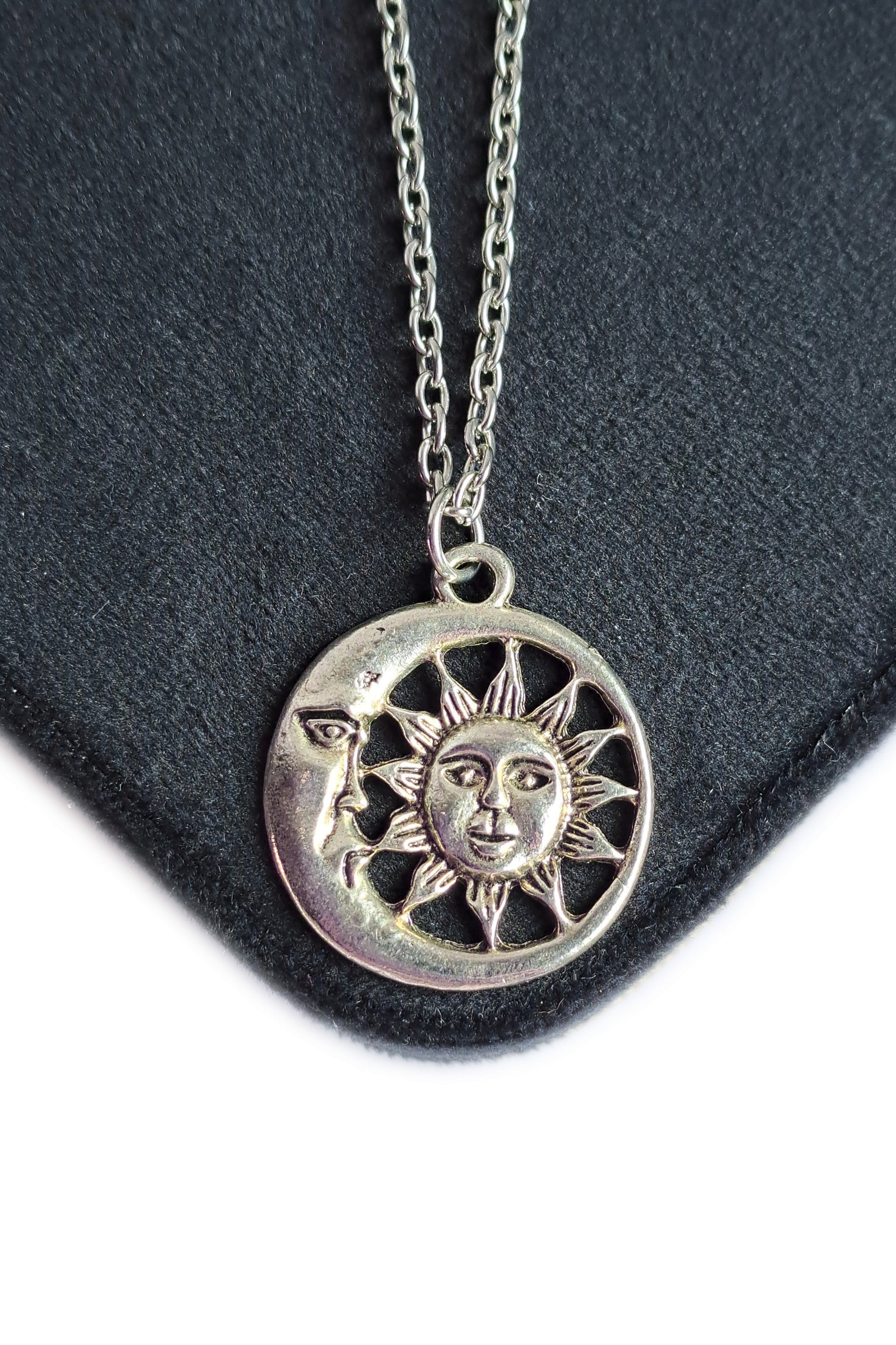 COLLIER LUNE / SOLEIL ARGENTÉ - ESOTERYS