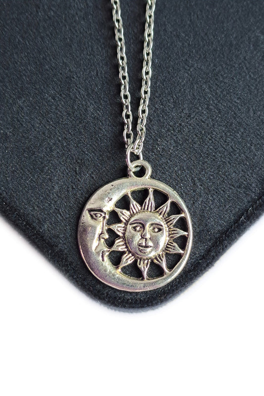 COLLIER LUNE / SOLEIL ARGENTÉ - ESOTERYS
