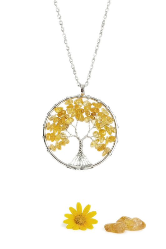 COLLIER ARBRE DE VIE - CITRINE - ESOTERYS