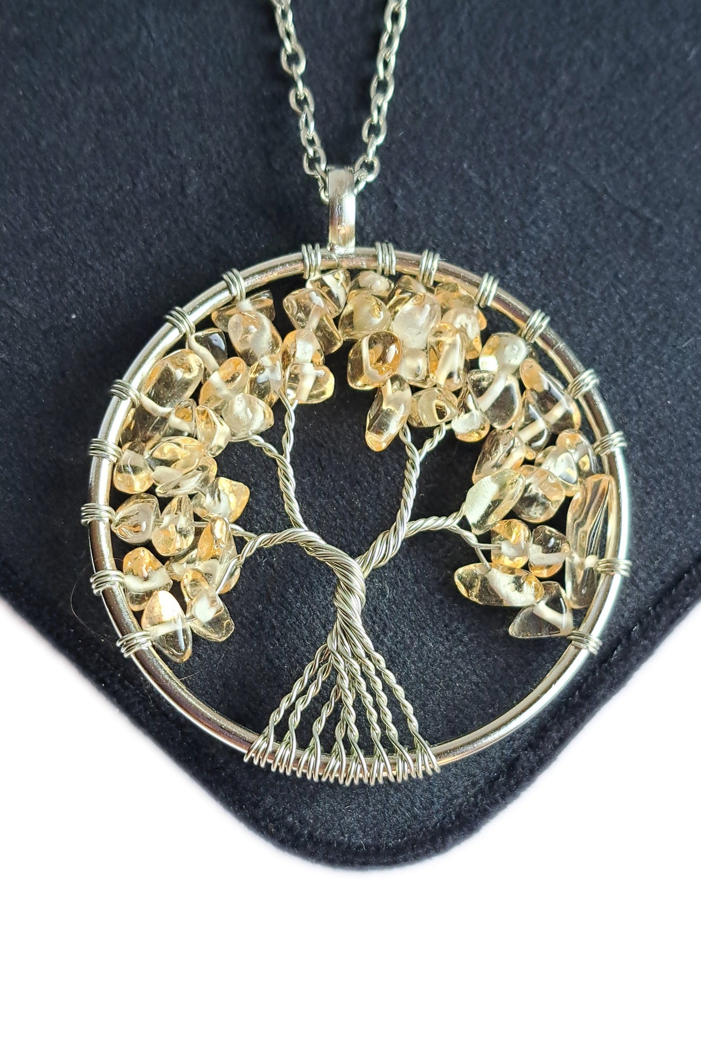 COLLIER ARBRE DE VIE - CITRINE - ESOTERYS