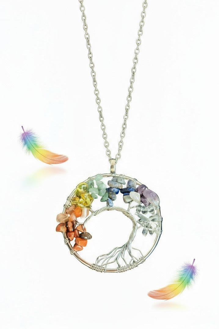 COLLIER ARBRE DE VIE -7 CHAKRAS - ESOTERYS