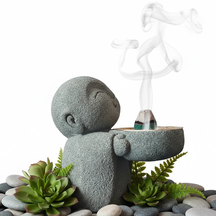 Porte-Encens à Reflux « Moine Offrant »