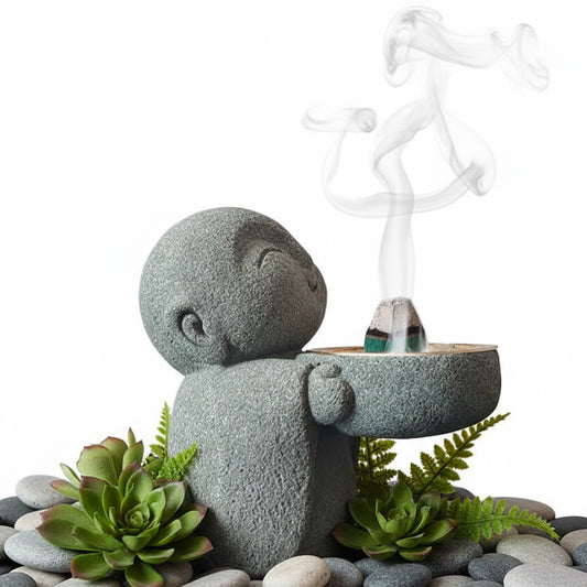 Porte-Encens à Reflux « Moine Offrant »