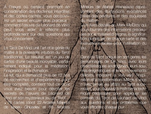 TAROT DA VINCI - BONNES AFFAIRES !!! - ESOTERYS