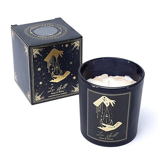 Bougie d’intention – Love Spell (Amour & Attraction) - Rose & Pivoine