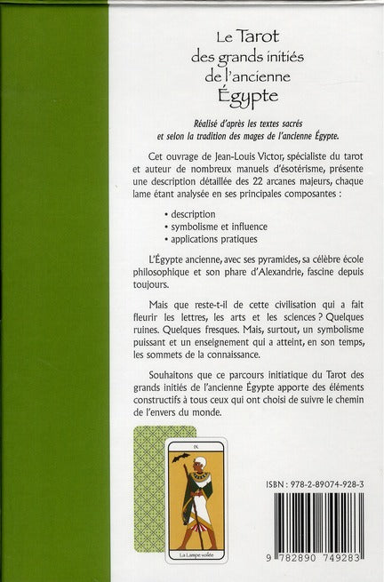 LE TAROT DES GRANDS INITIES DE L'ANCIENNE EGYPTE - ESOTERYS