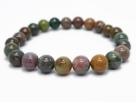 Bracelet AGATE INDIENNE Qualité A (8mm) - ESOTERYS