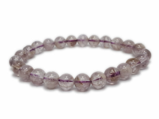 Bracelet AMETHYSTE CLAIRE Qualité A+ BRESIL (7,5-8,5mm) - ESOTERYS