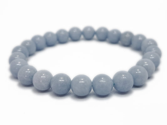 Bracelet ANGELITE Qualité A (8mm) - ESOTERYS