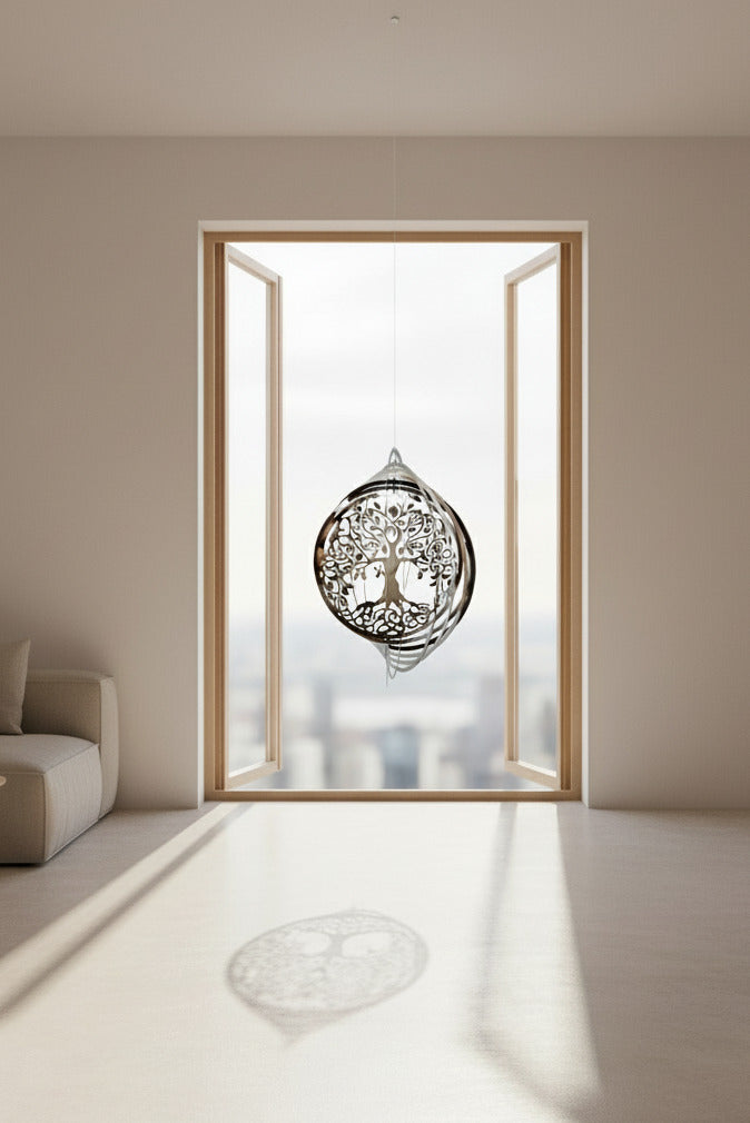 WIND SPINNER-ARBRE DE VIE- ÉNERGIE ET LUMIÉRE