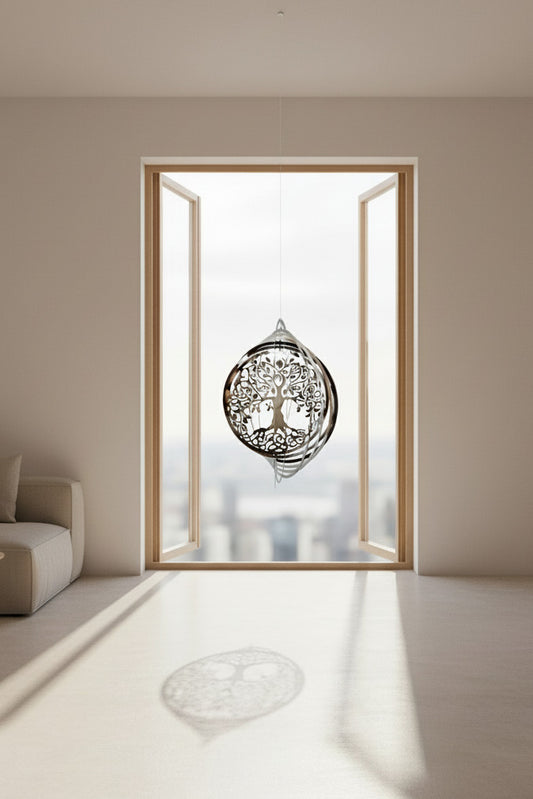 WIND SPINNER-ARBRE DE VIE- ÉNERGIE ET LUMIÉRE