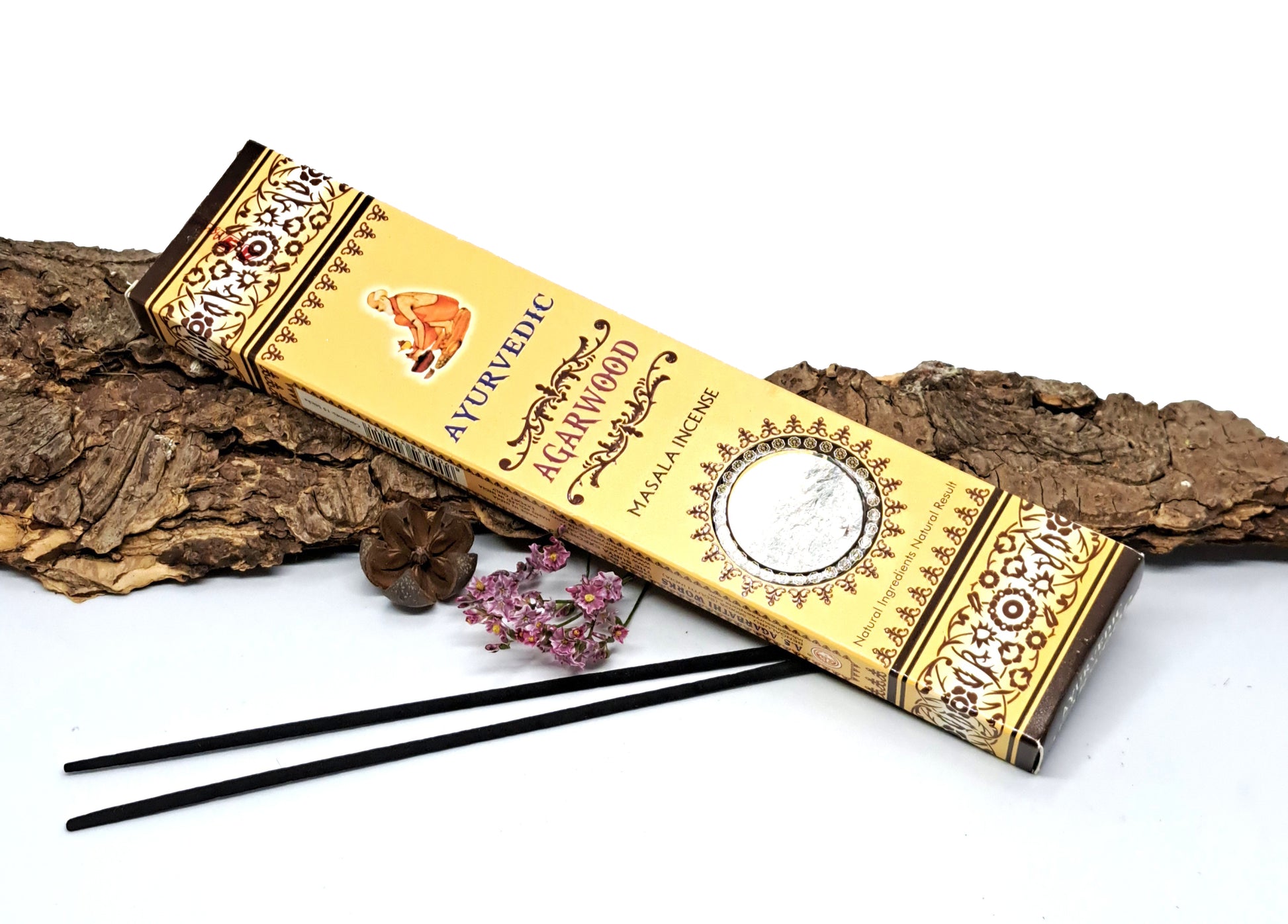 Encens Ayurvedic Bois d'agar (Agarwood) 15g - ESOTERYS