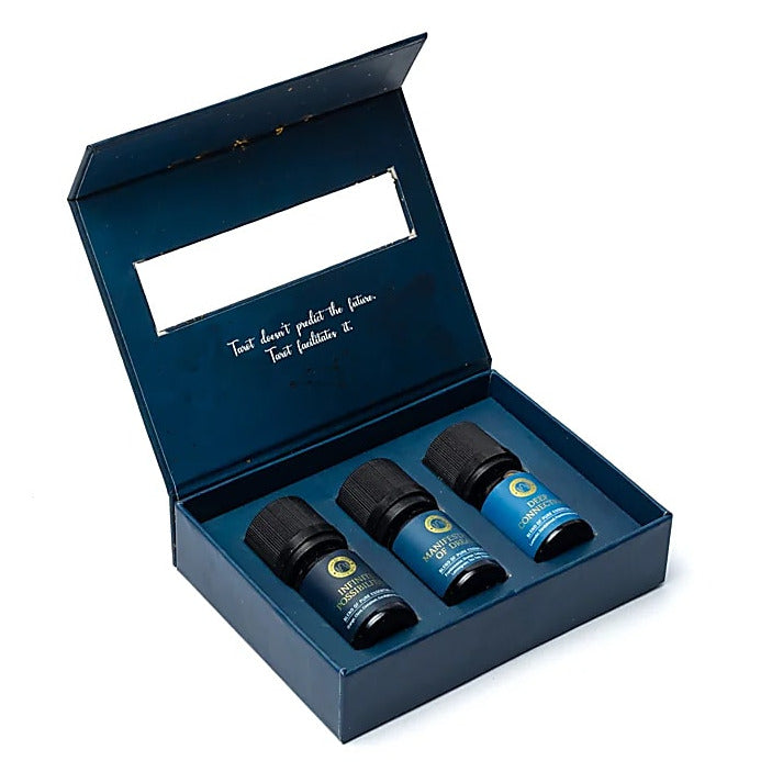 Coffret Huiles Parfumées Ésotériques – Le Mat • Le Bateleur • Les Amoureux