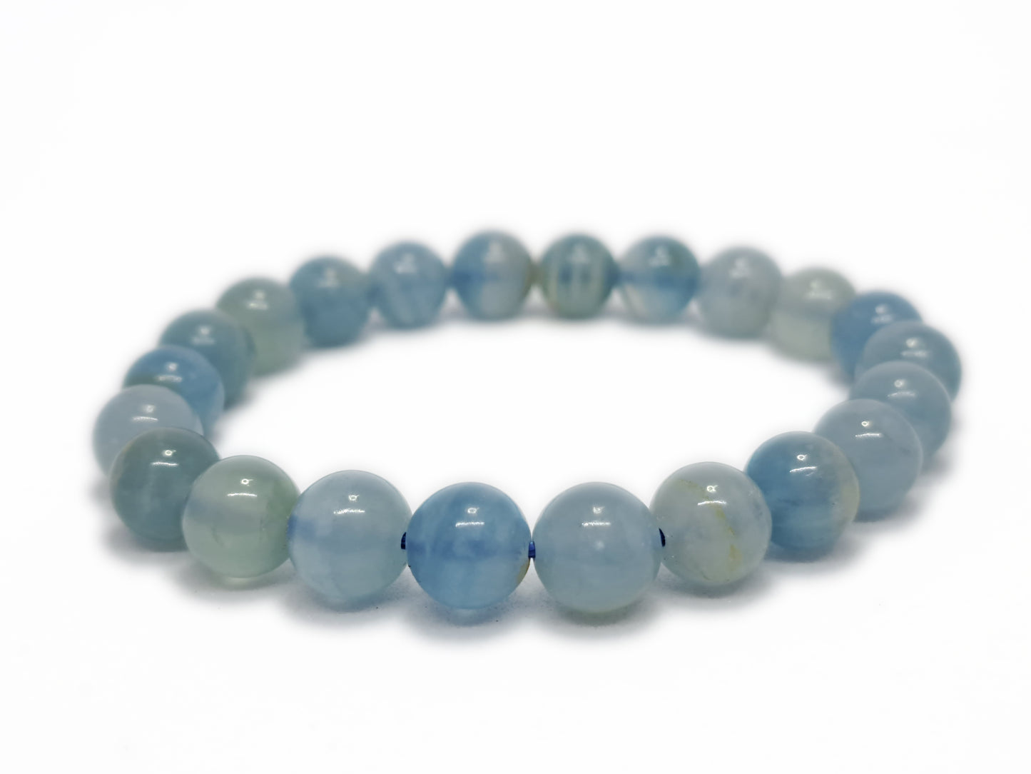 Bracelet CALCITE BLEUE Qualité AAA (8mm) - ESOTERYS