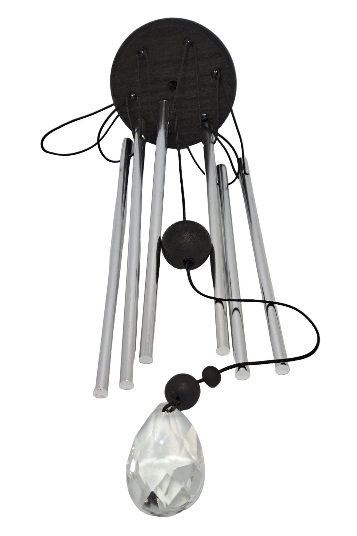 CARILLON EN BOIS NOIR ET CRISTAL