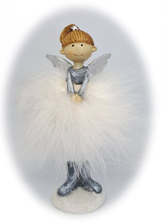 FÉE PLUME ARGENTÉE-GRÂCE ET MAGIE HIVERNALE