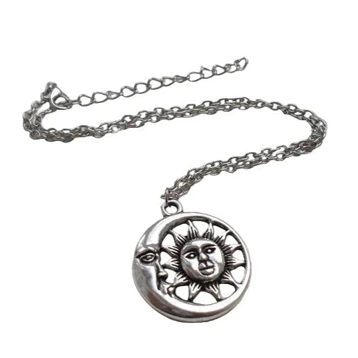 COLLIER LUNE / SOLEIL ARGENTÉ - ESOTERYS