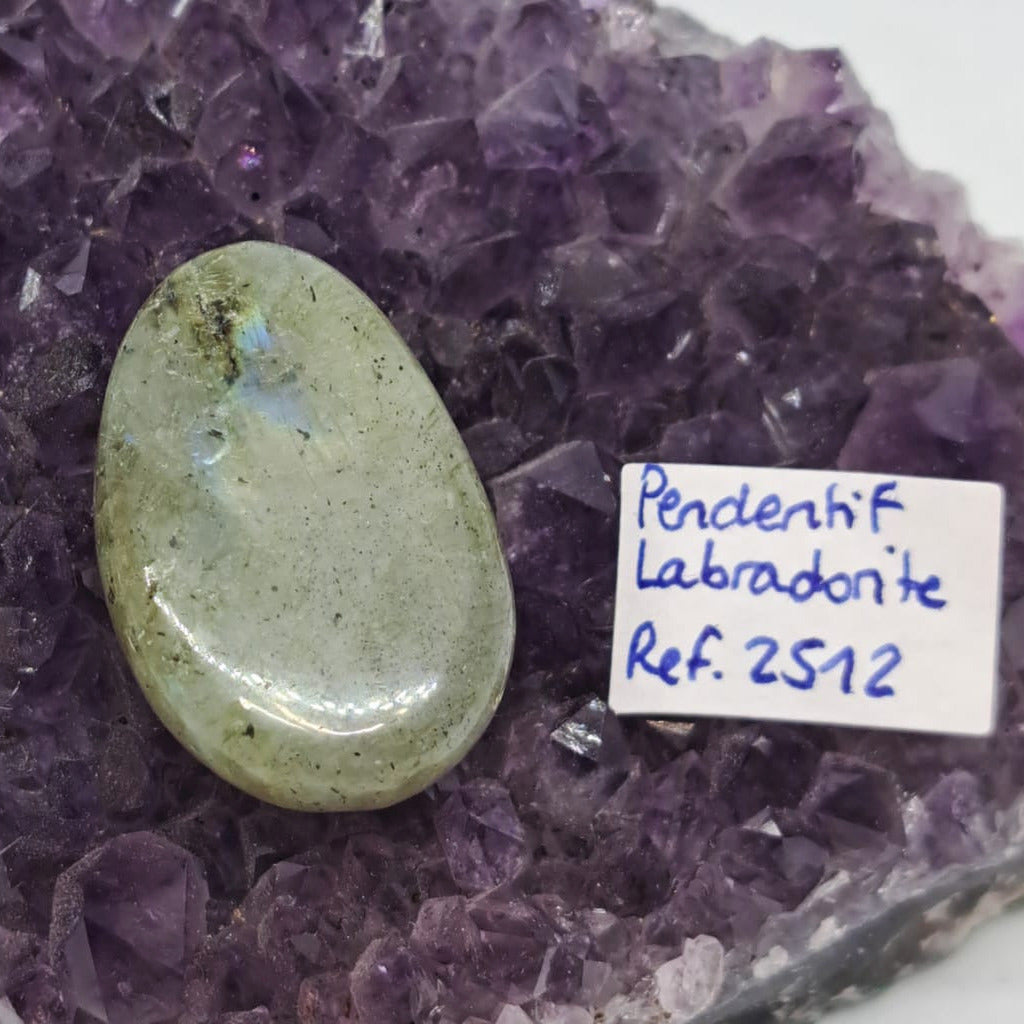 Pendentif en Labradorite Foré – Pièces Uniques Numérotées ( 5 références )