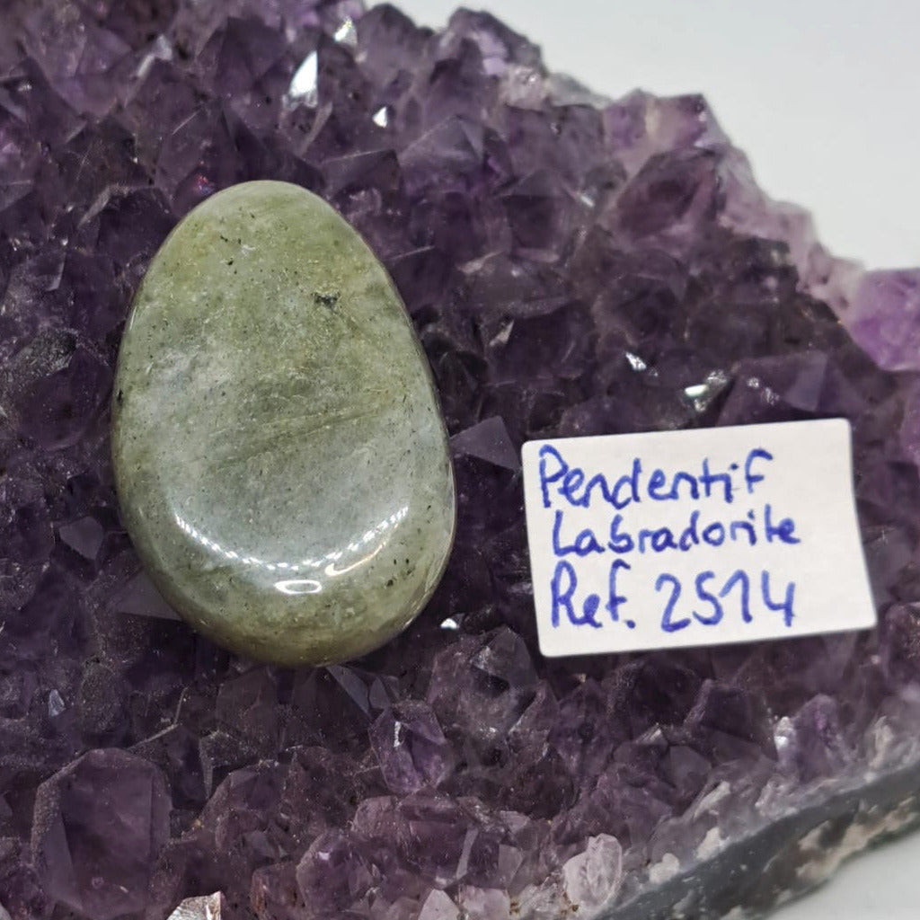 Pendentif en Labradorite Foré – Pièces Uniques Numérotées ( 5 références )