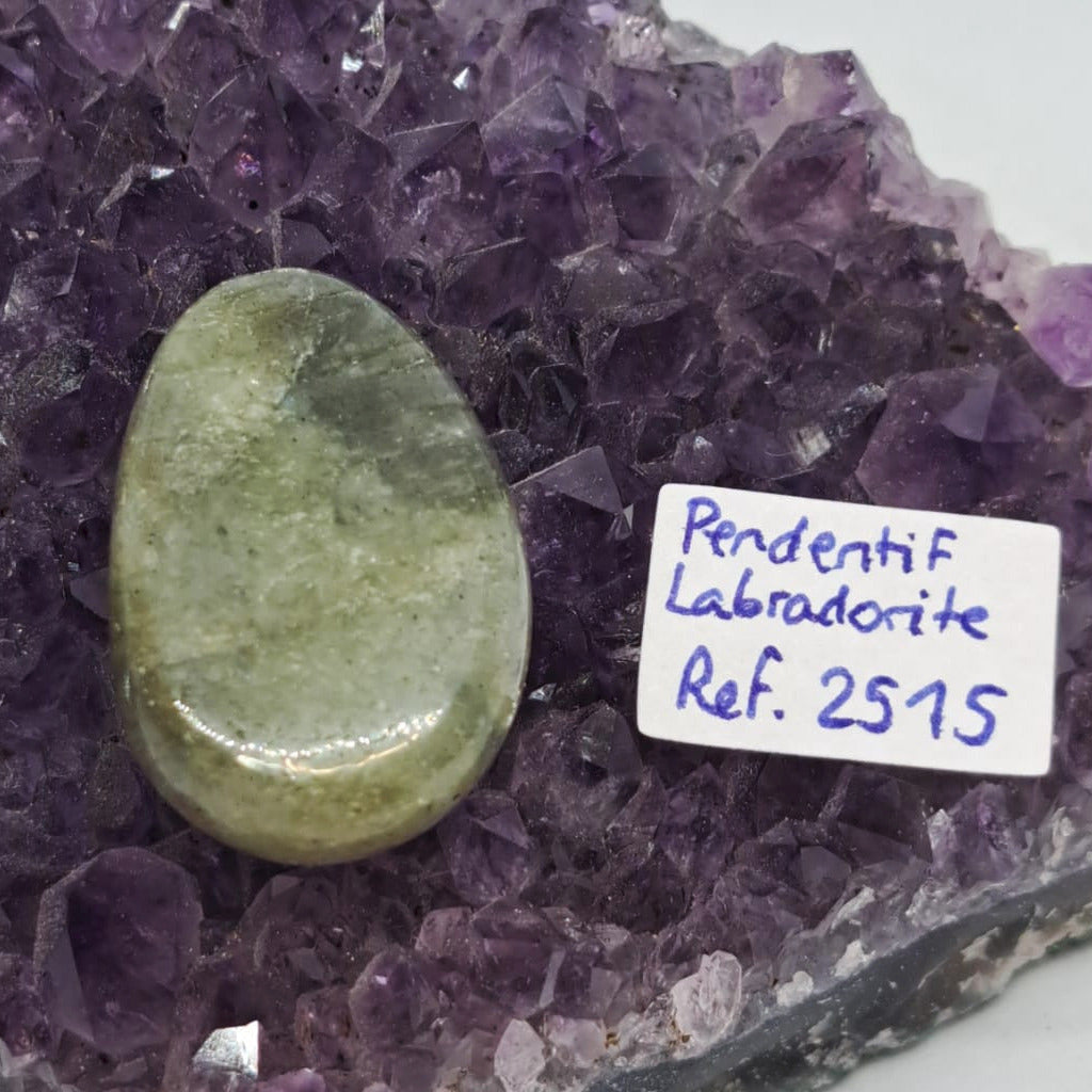 Pendentif en Labradorite Foré – Pièces Uniques Numérotées ( 5 références )