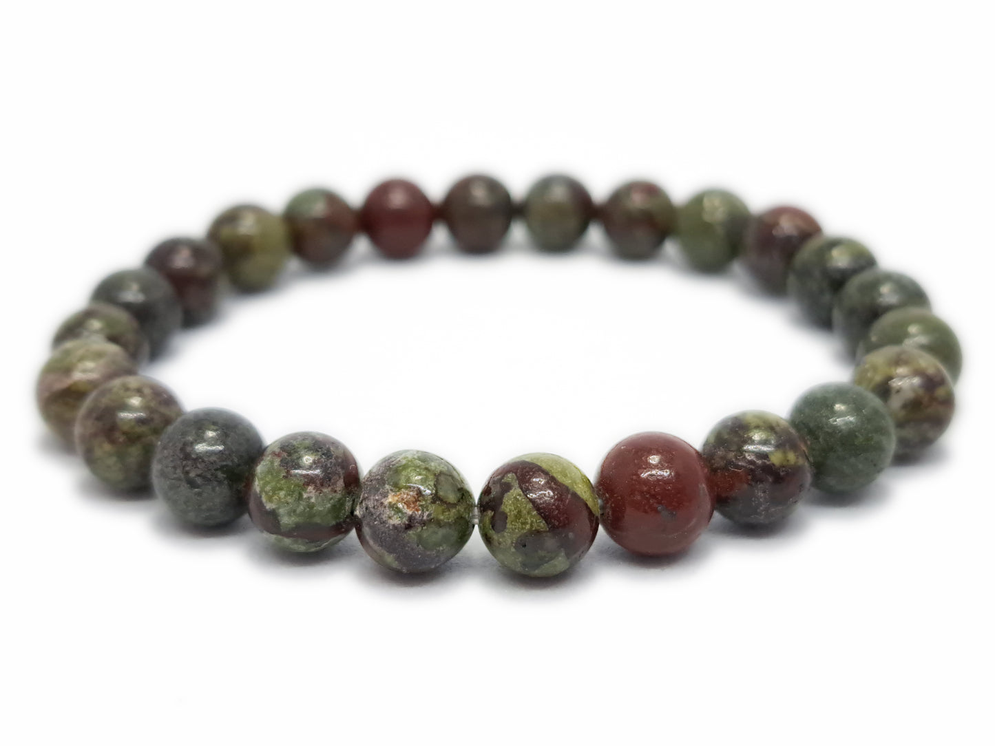 Bracelet JASPE SANG DE DRAGON Qualité A+ (8mm) - ESOTERYS