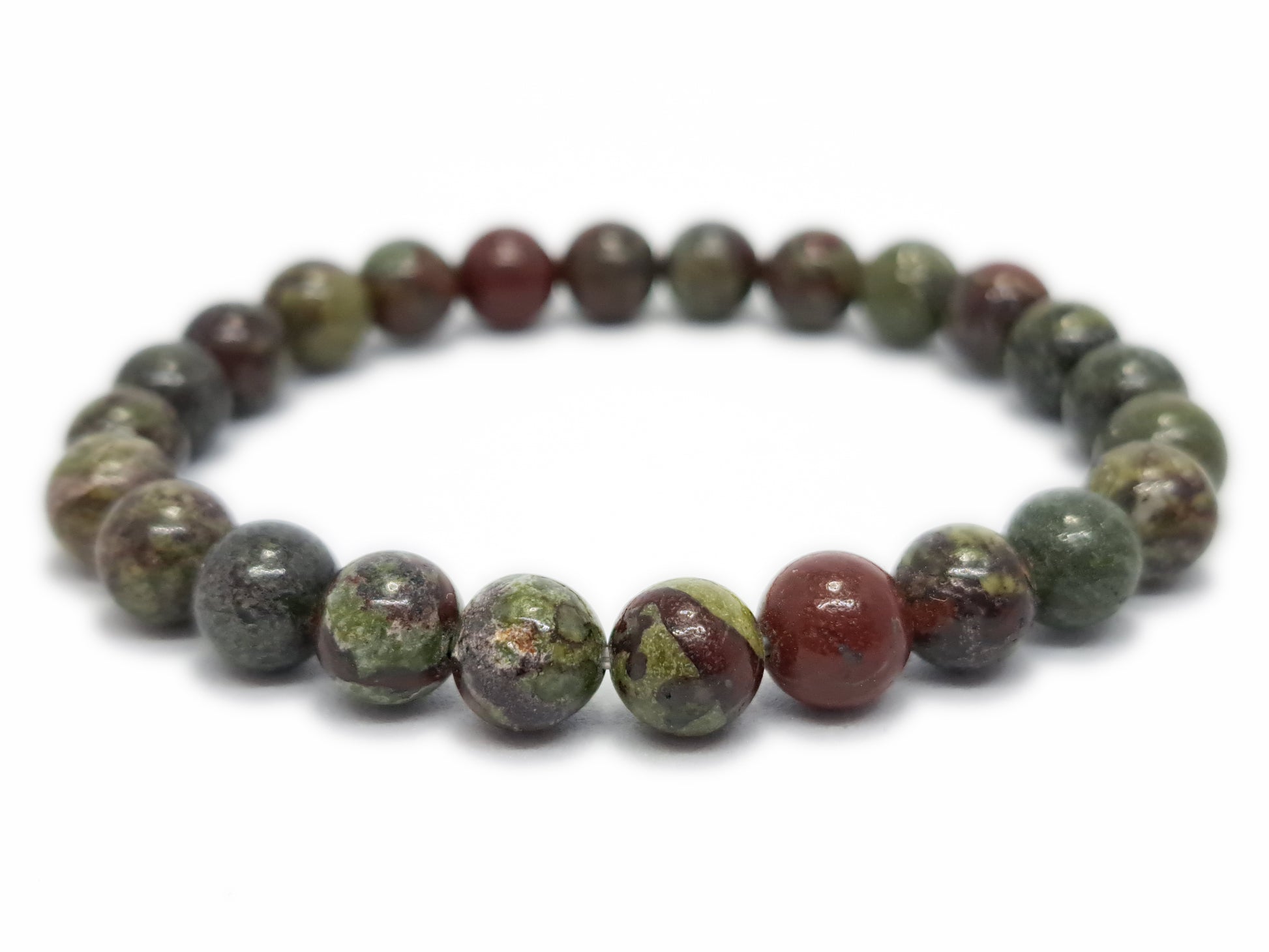 Bracelet JASPE SANG DE DRAGON Qualité A+ (8mm) - ESOTERYS