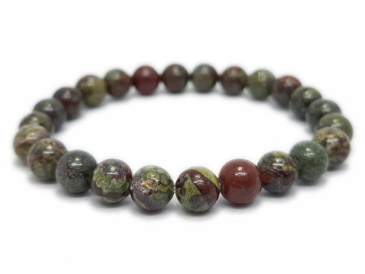 Bracelet JASPE SANG DE DRAGON Qualité A+ (8mm) - ESOTERYS