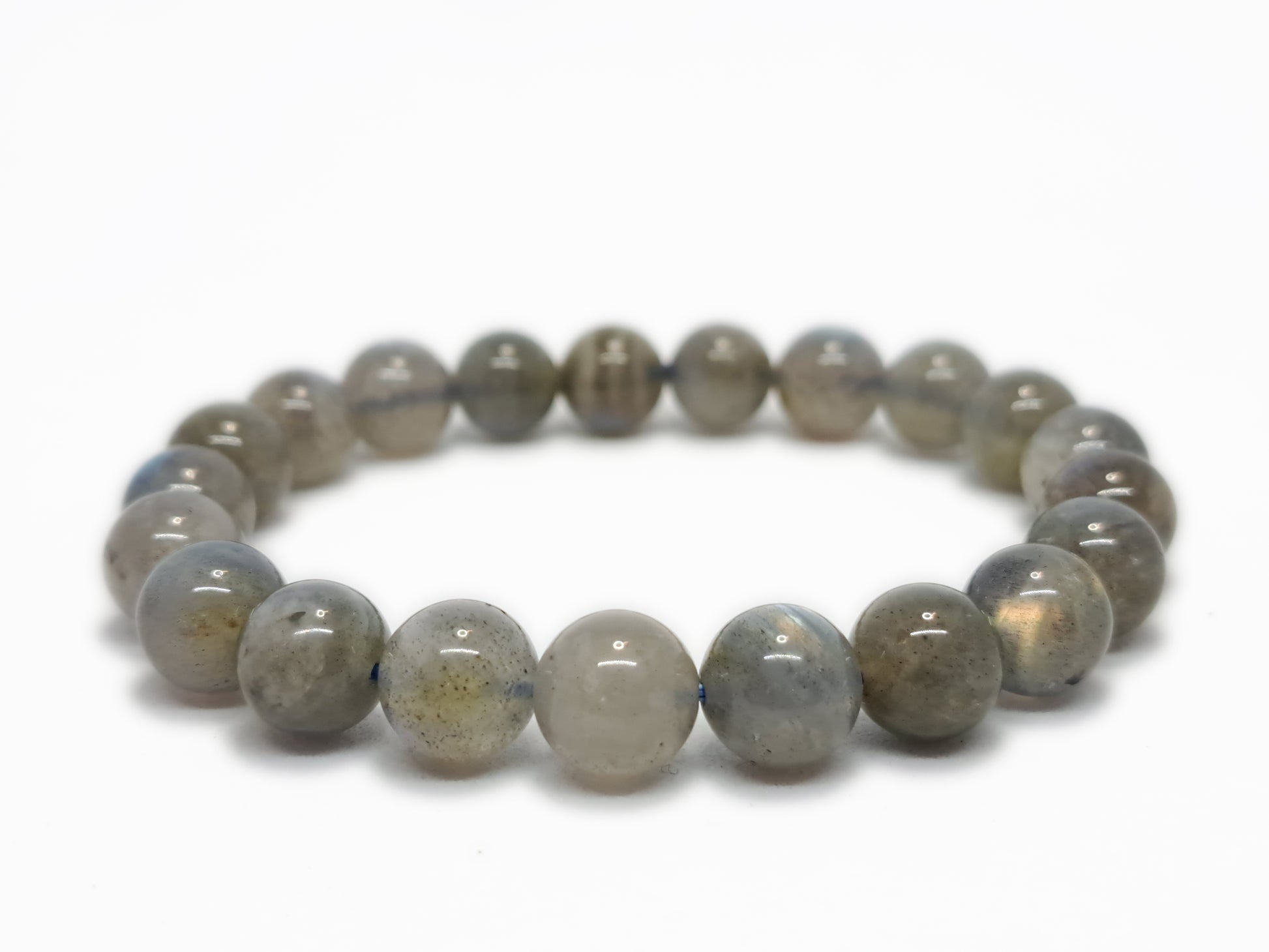 Bracelet LABRADORITE Qualité AA (9,5-10,5mm) - ESOTERYS