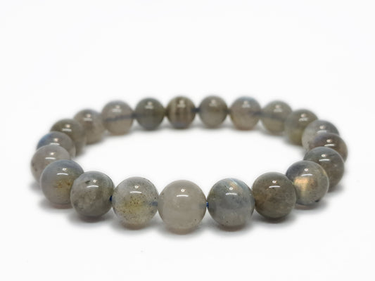 Bracelet LABRADORITE Qualité AA (9,5-10,5mm) - ESOTERYS